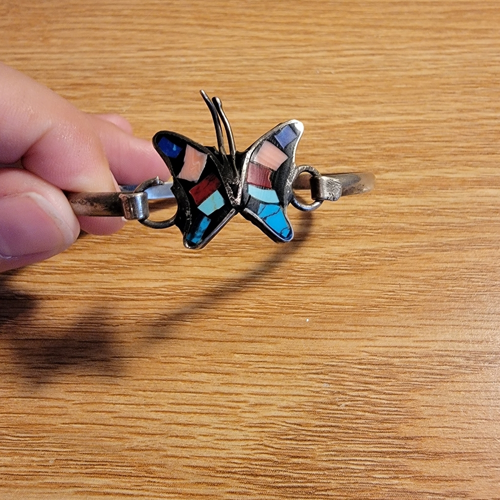 Native turquoise butterfly